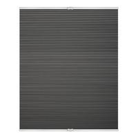THERMO-PLISSEE KLEMMFIX OHNE BOHREN, VERDUNKELUNG, VERSPANNT Grau, 130 cm, 85, 130 - Grau, Kunststoff (85/130cm) - Lichtblick Original