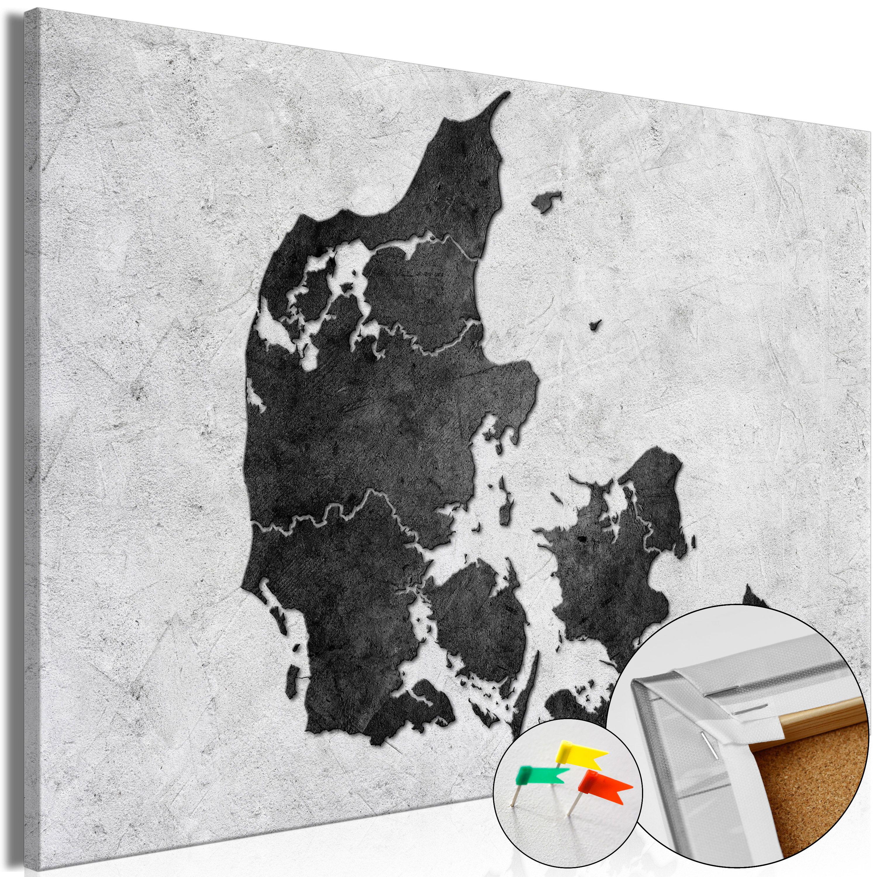 PINNWANDBILDER Schwarz-Weiß 90/60 cm - Schwarz, Naturmaterialien/Textil (90/60cm) - KUNSTLOFT