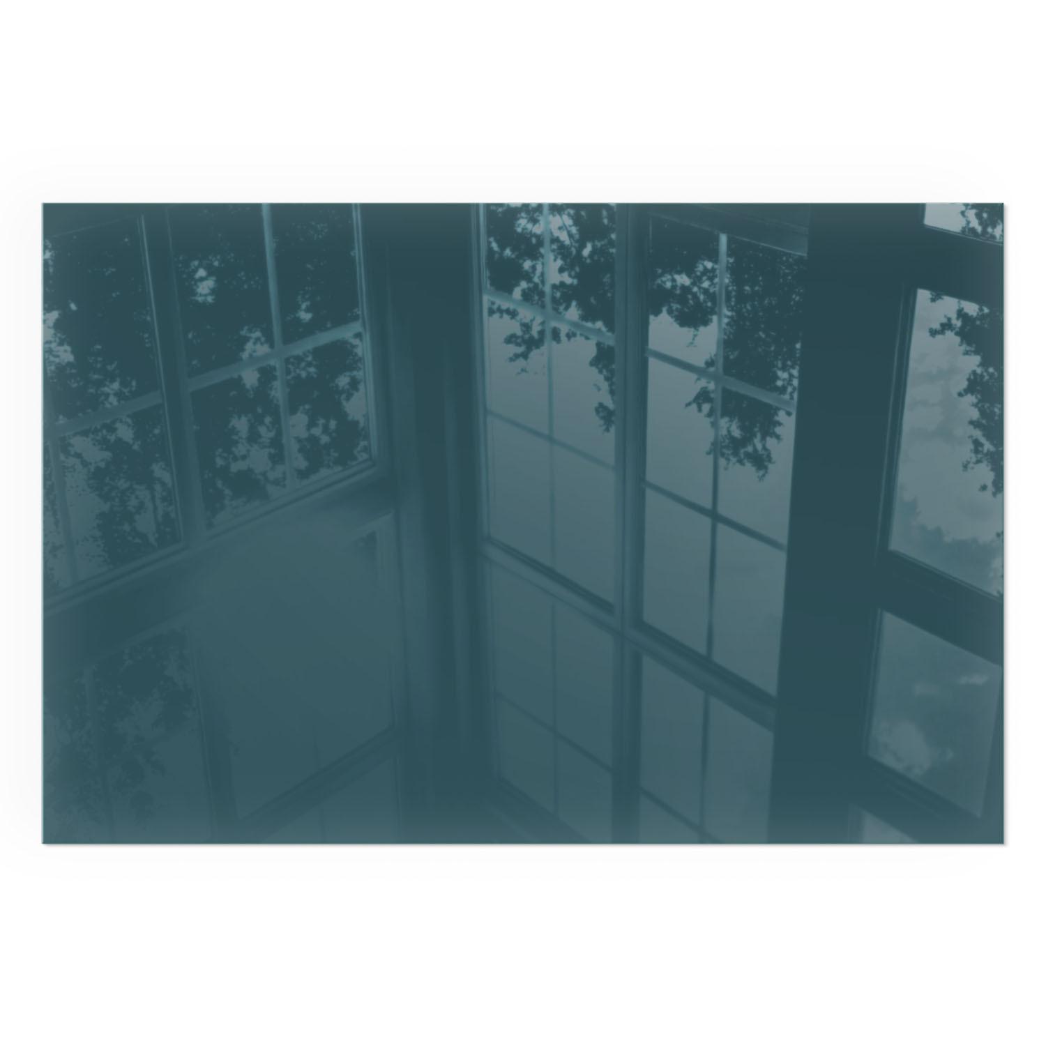 GLASPLATTE für Kamin 60x40 cm - Türkis, Glas (60/40/0.4cm) - TULUP