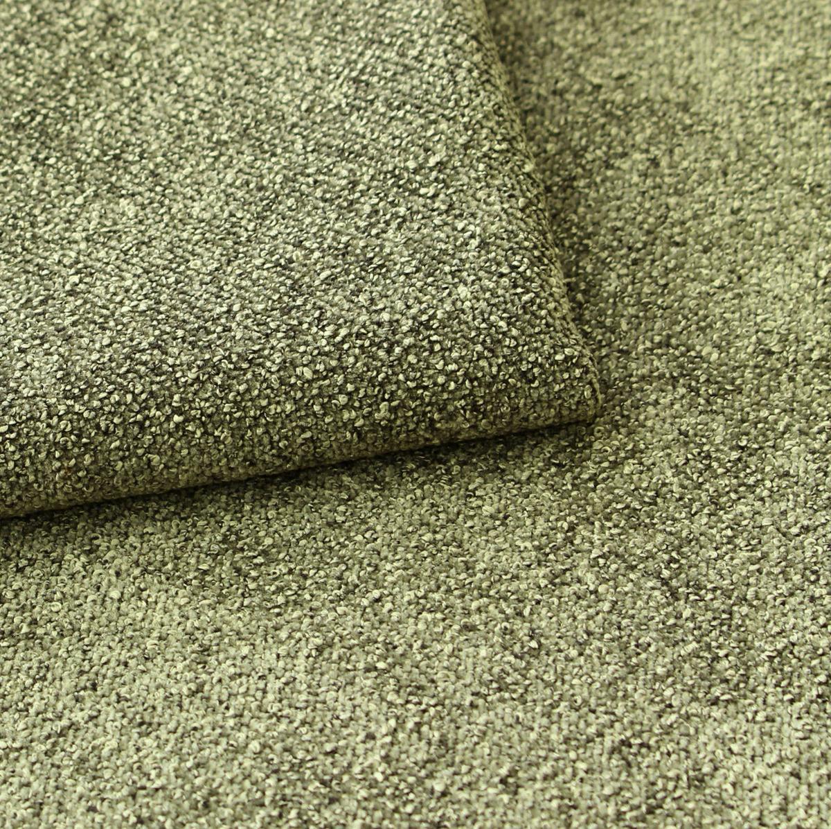 SOFA grün Webstoff 292 x 161 cm, Ecksofa 5-Sitzer, L-Sofa Ottomane links - Grün, Holz/Textil (292/161cm) - Inn.Furn