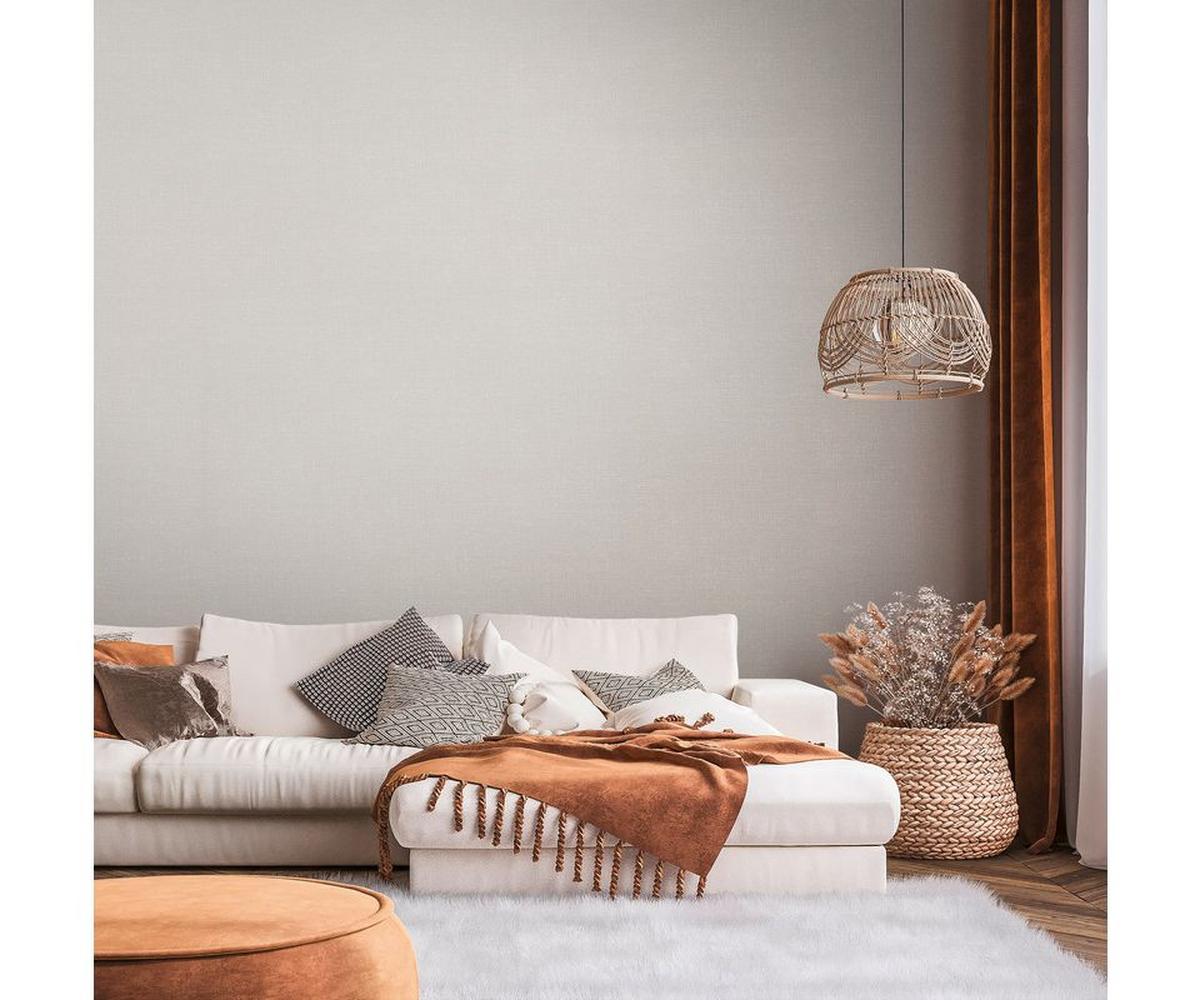 VLIESTAPETE Beige 53/1005 cm - Beige, Textil (53/1cm) - KUNSTLOFT