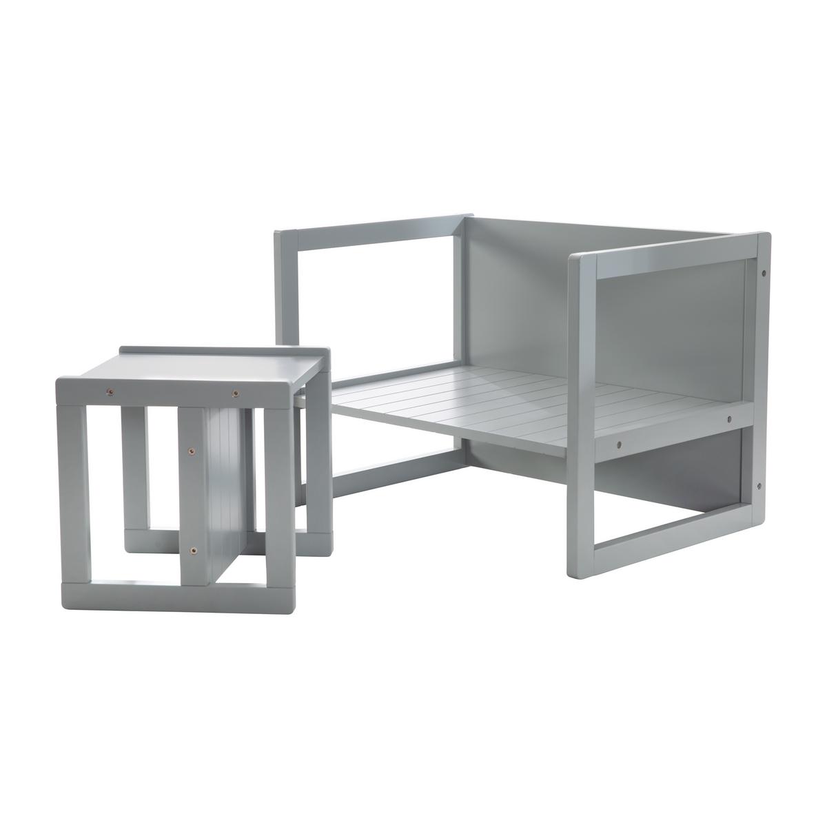 KINDERSITZGRUPPE - Grau, Holzwerkstoff (57/30/44cm) - Roba