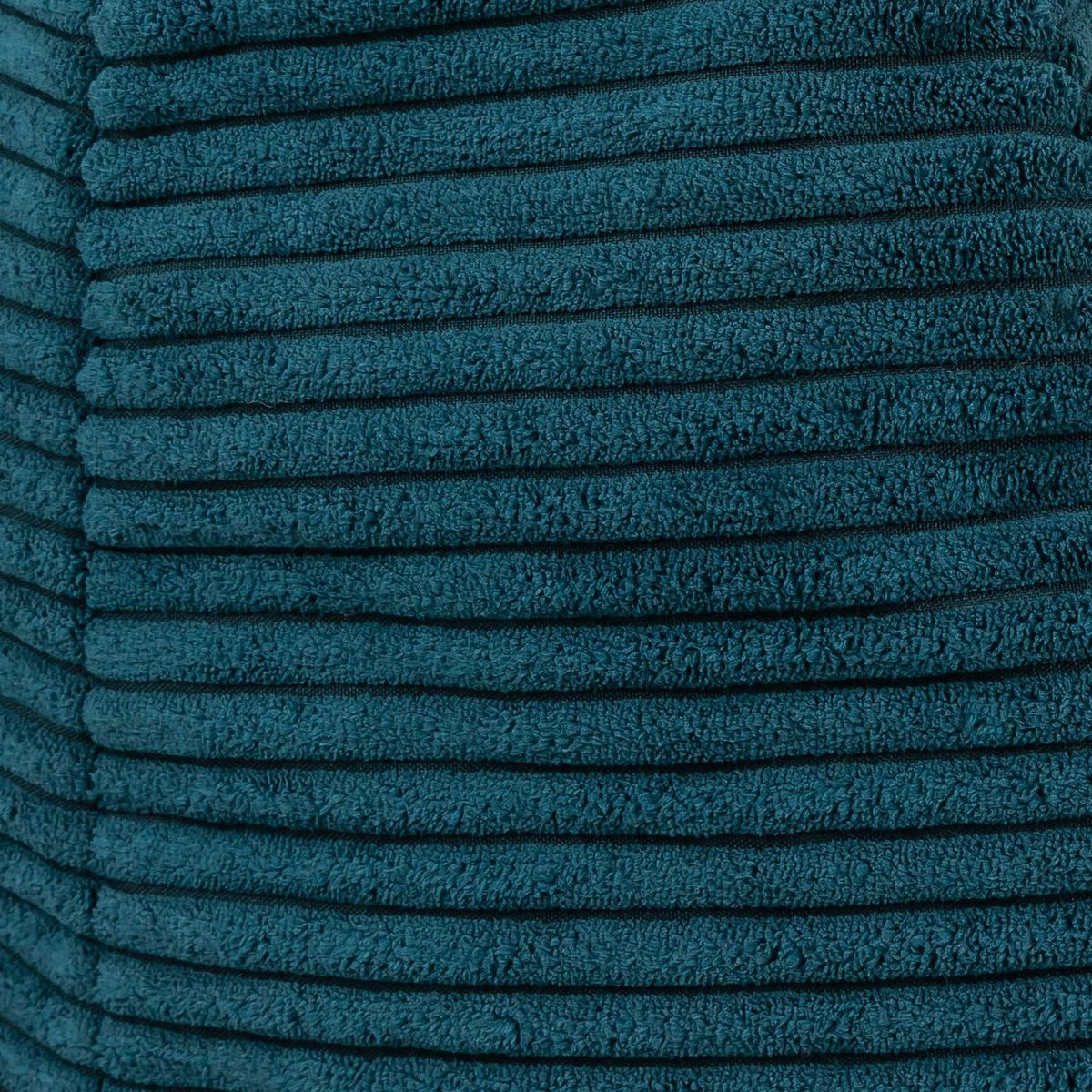 SITZSACK Dalton mit Hocker - Dunkelgrün/Petrol, Textil (82/76/82cm) - icon