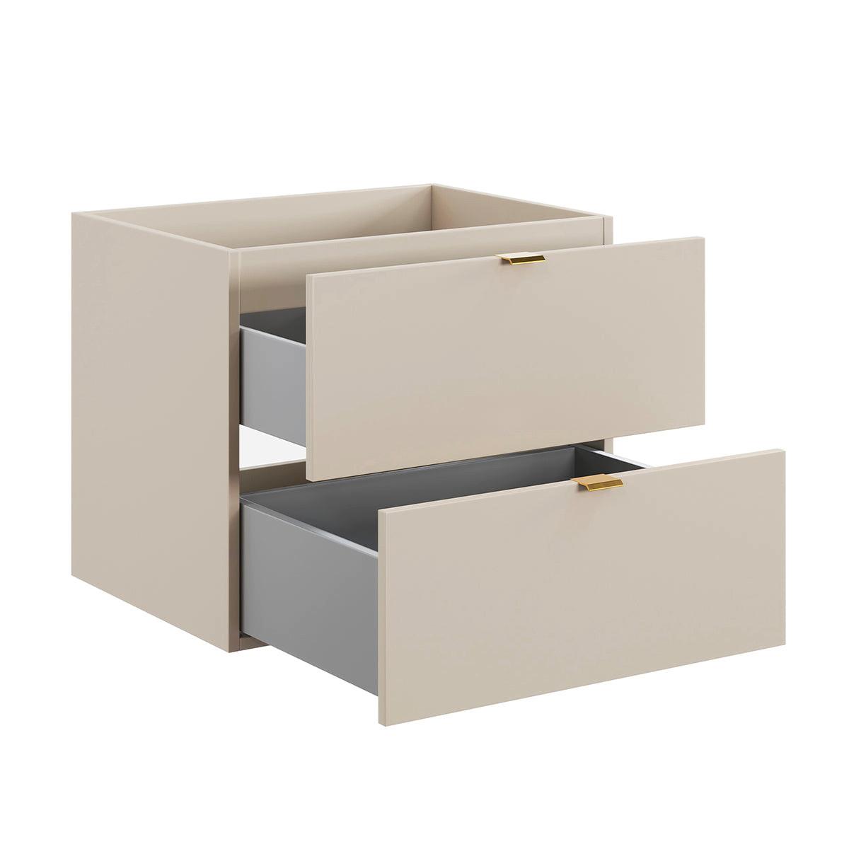 WASCHTISCH 60.6cm Azel Kaschmir - Beige, Holzwerkstoff (60.6/52/46cm) - Petits-meubles