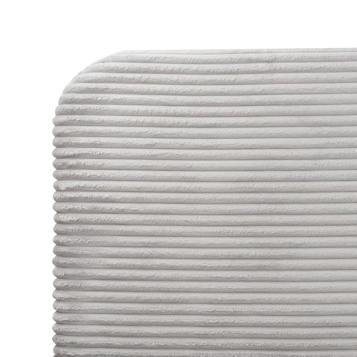 POLSTERBETT mit Lattenrost 140x200 cm Grau Flayat - Hellgrau, Textil (140/200cm) - Beliani