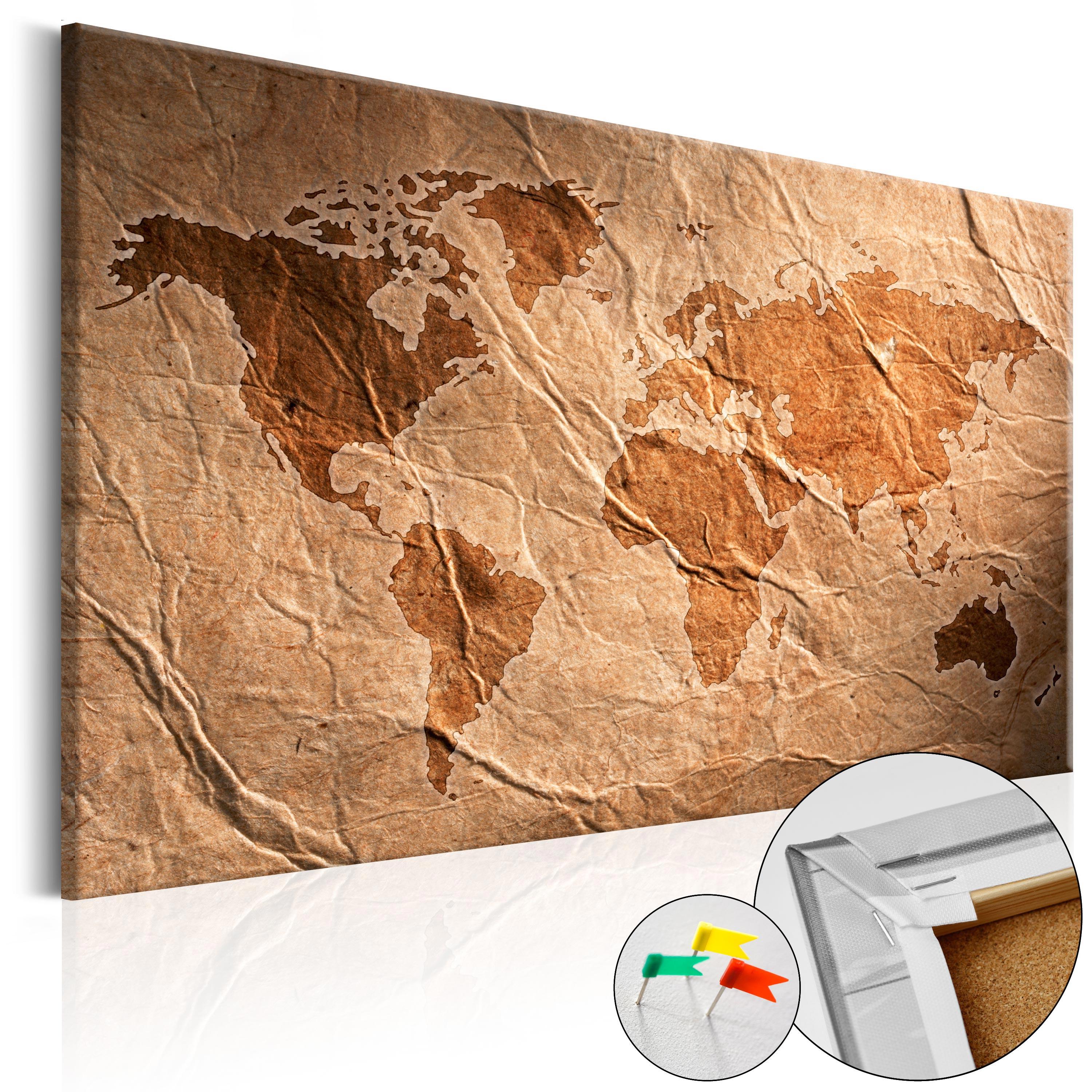 PINNWANDBILDER Braun 90/60 cm - Braun, Naturmaterialien/Textil (90/60cm) - KUNSTLOFT