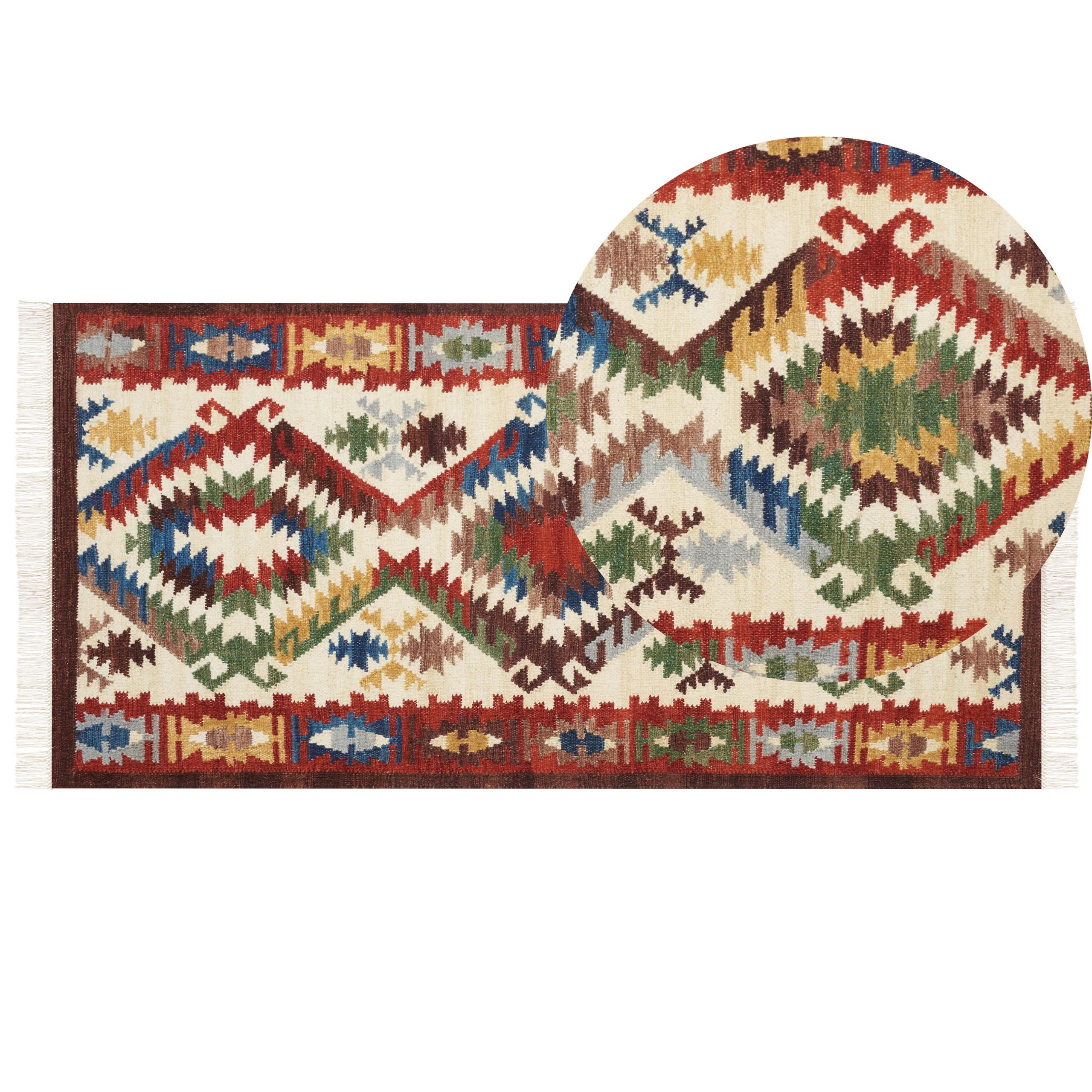 KELIM-TEPPICH Arevik 150/80 cm - Multicolor, Textil (80/150cm) - Beliani