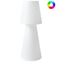 LED-LAMPE Weiß Sabanas - Weiß, Kunststoff (30/30/80cm) - Beliani