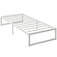 BETTGESTELL Metall Weiß - Weiß, Metall (90/200cm) - HOMCOM