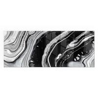 GLASPLATTE für Kamin 125x50 cm - Multicolor, Glas (125/50/0.4cm) - TULUP