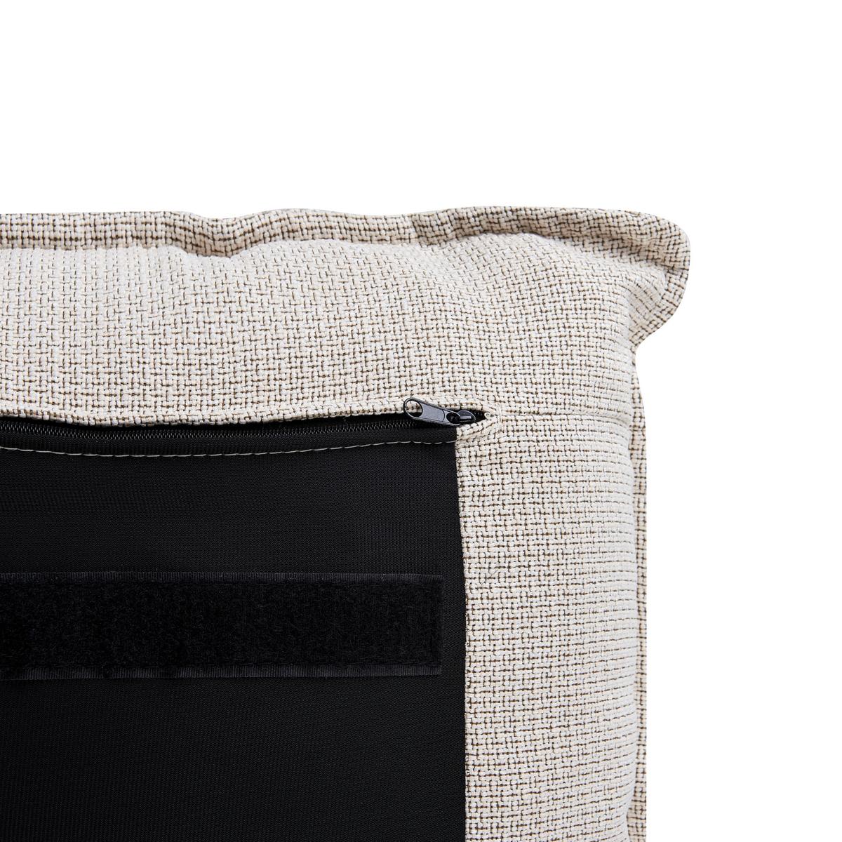 BETT mit Lattenrost 180/200 cm Stoff Beige Bajonna - Beige, Textil (180/200cm) - Beliani