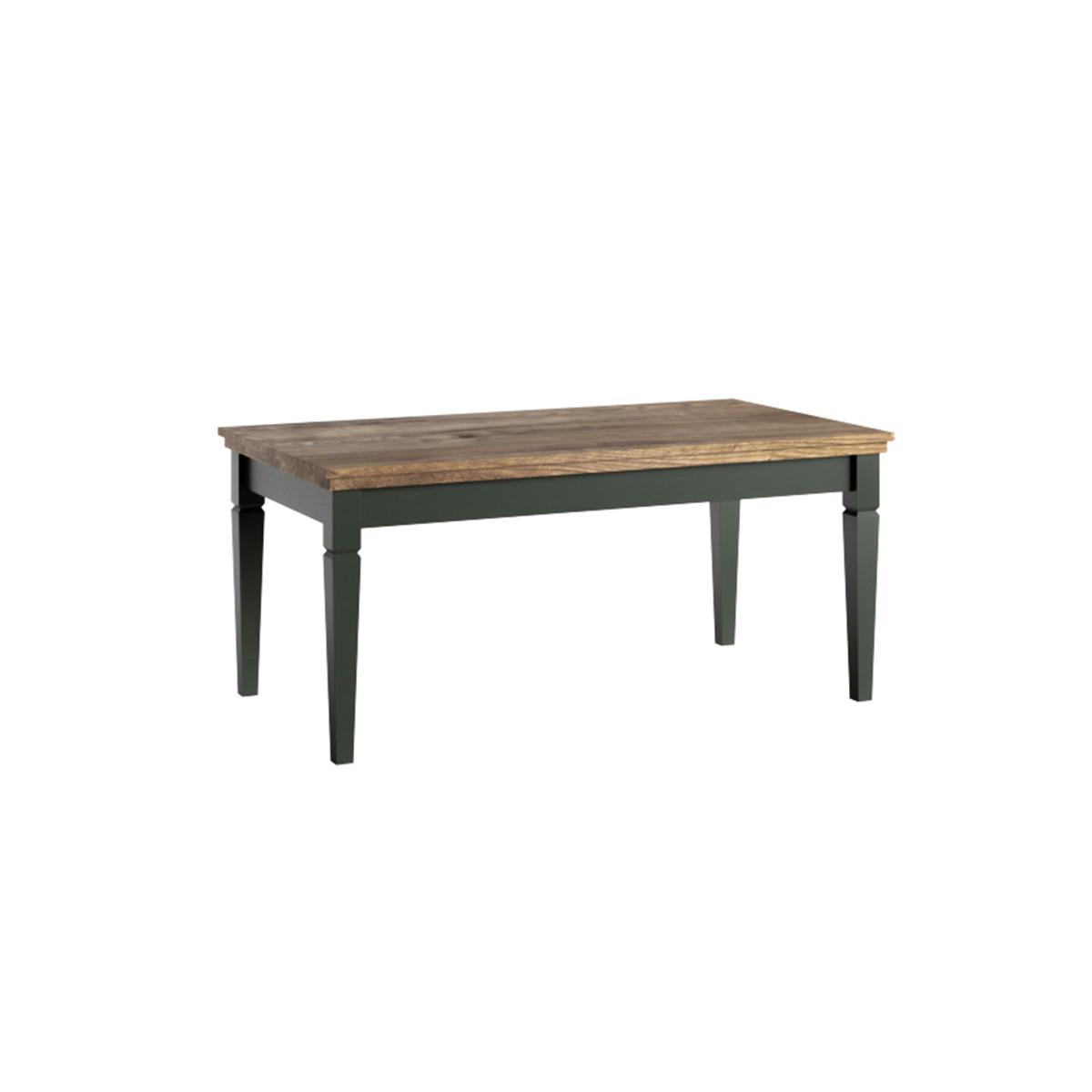 COUCHTISCH Martin Grün und Holz - Grün, Holzwerkstoff (50/110/60cm) - Petits-meubles