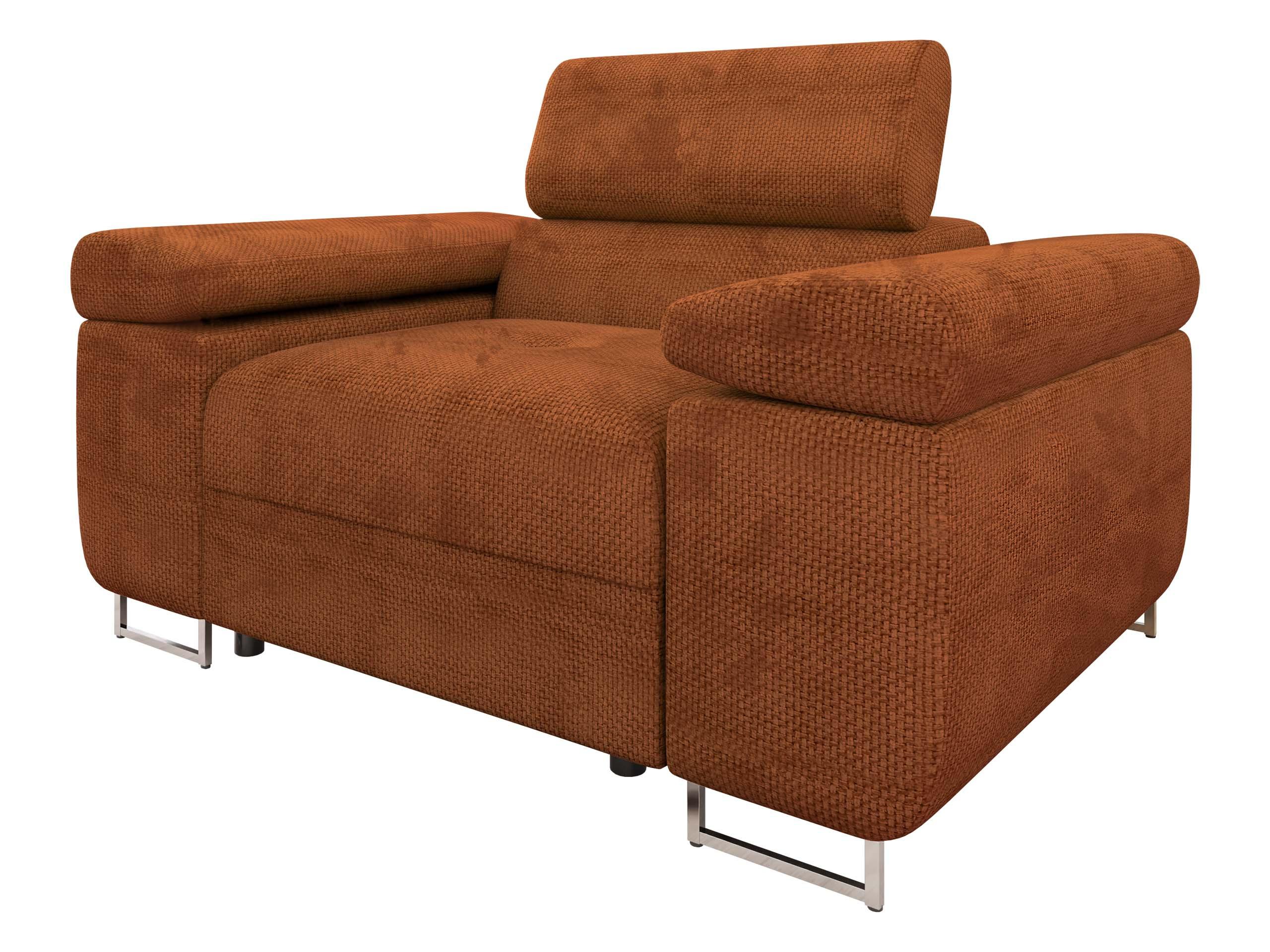 SESSEL Torezio - Dunkelorange, Holz/Textil (134/90/102cm) - MIRJAN24