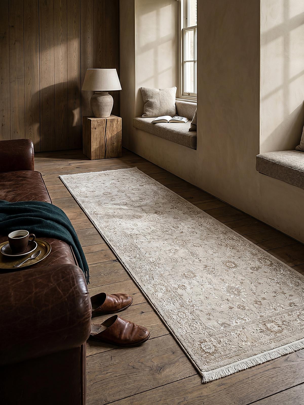 TEPPICHLÄUFER Orientalisch SCRIVIA Polypropylen Beige 80 x 150 cm - Beige, Textil (80/150cm) - KADIMA DESIGN