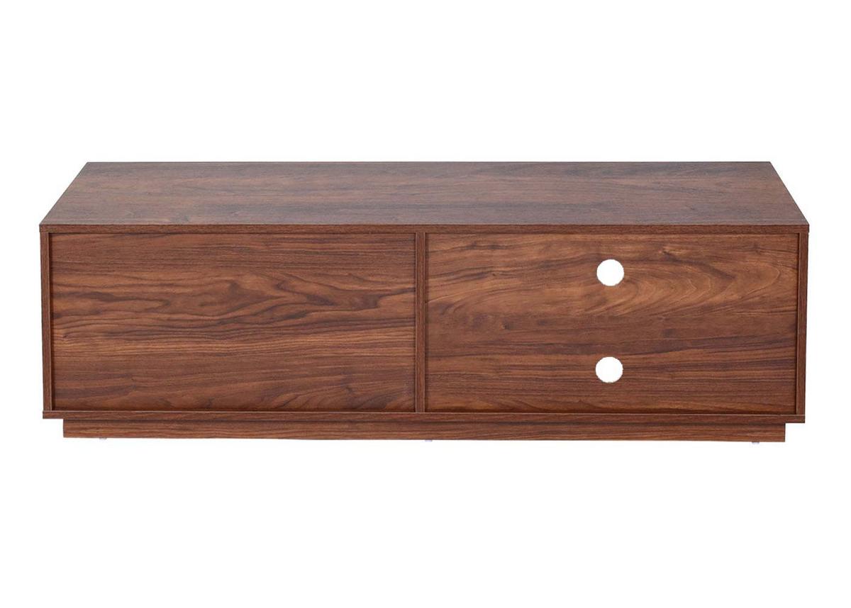 TV-RACK Walnuss Dekor - Walnussfarben, Holzwerkstoff (140/42/40cm) - MCW