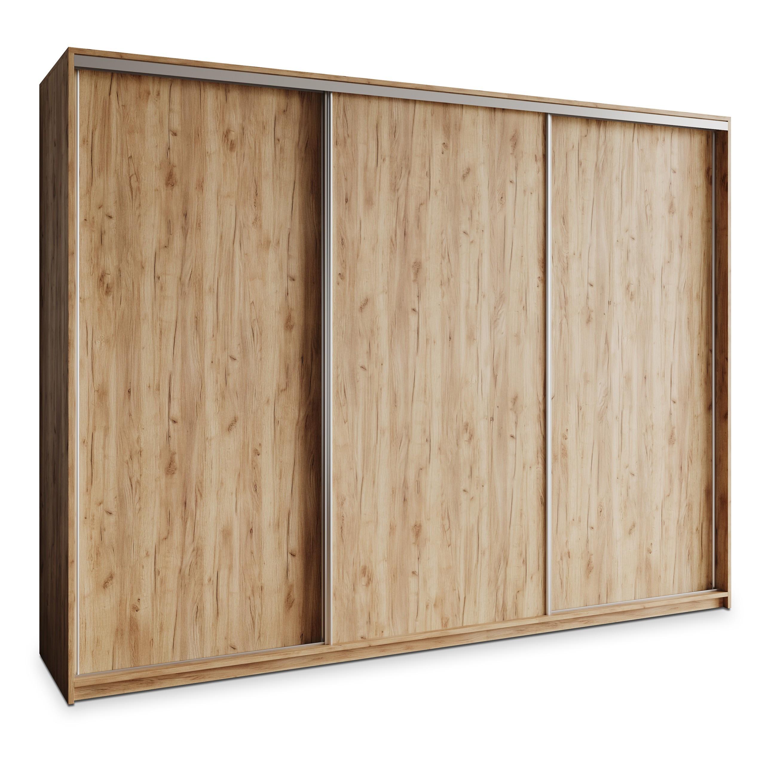 SCHWEBETÜRENSCHRANK NISSE 270/205/60 cm 3-türig Orange - Orange, Holzwerkstoff (270/205/60cm) - MASSENO