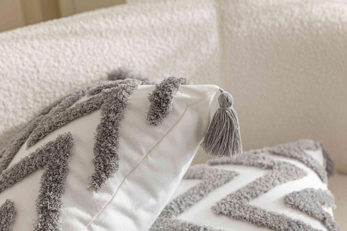 DEKOKISSEN Bonn HxB 45x45 cm Grau - Grau, Textil (46/45cm) - Gardinenbox