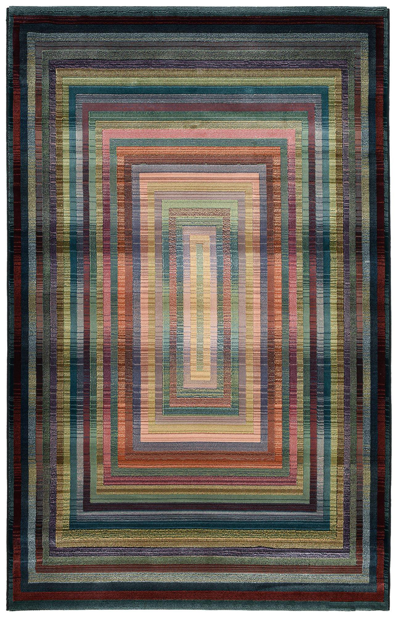 WEBTEPPICH Gabiro 001 60x90 cm - Multicolor, Textil (60/90cm) - THEKO