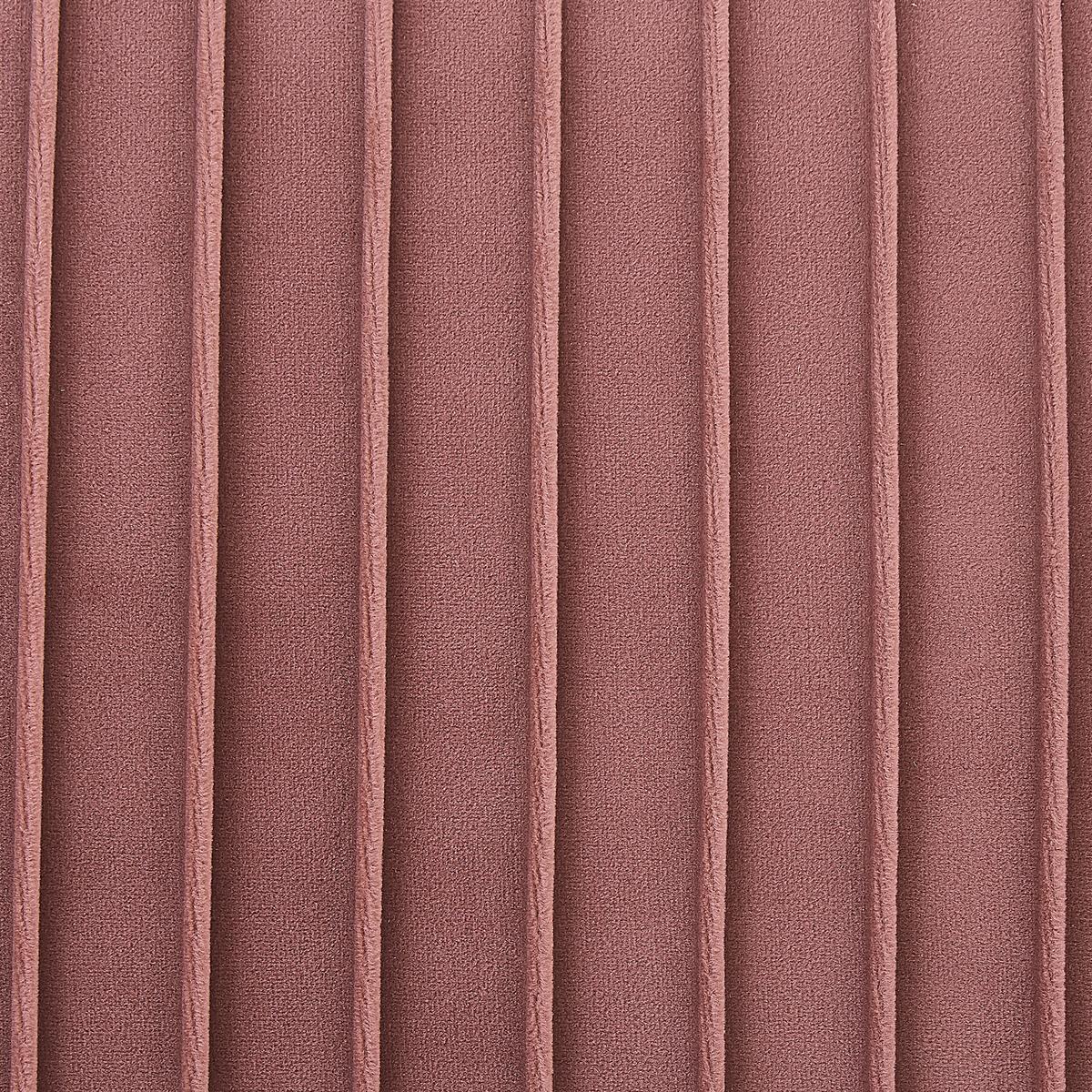 BANK Rosa Paterson - Pink/Goldfarben, Textil (118/42/40cm) - Beliani