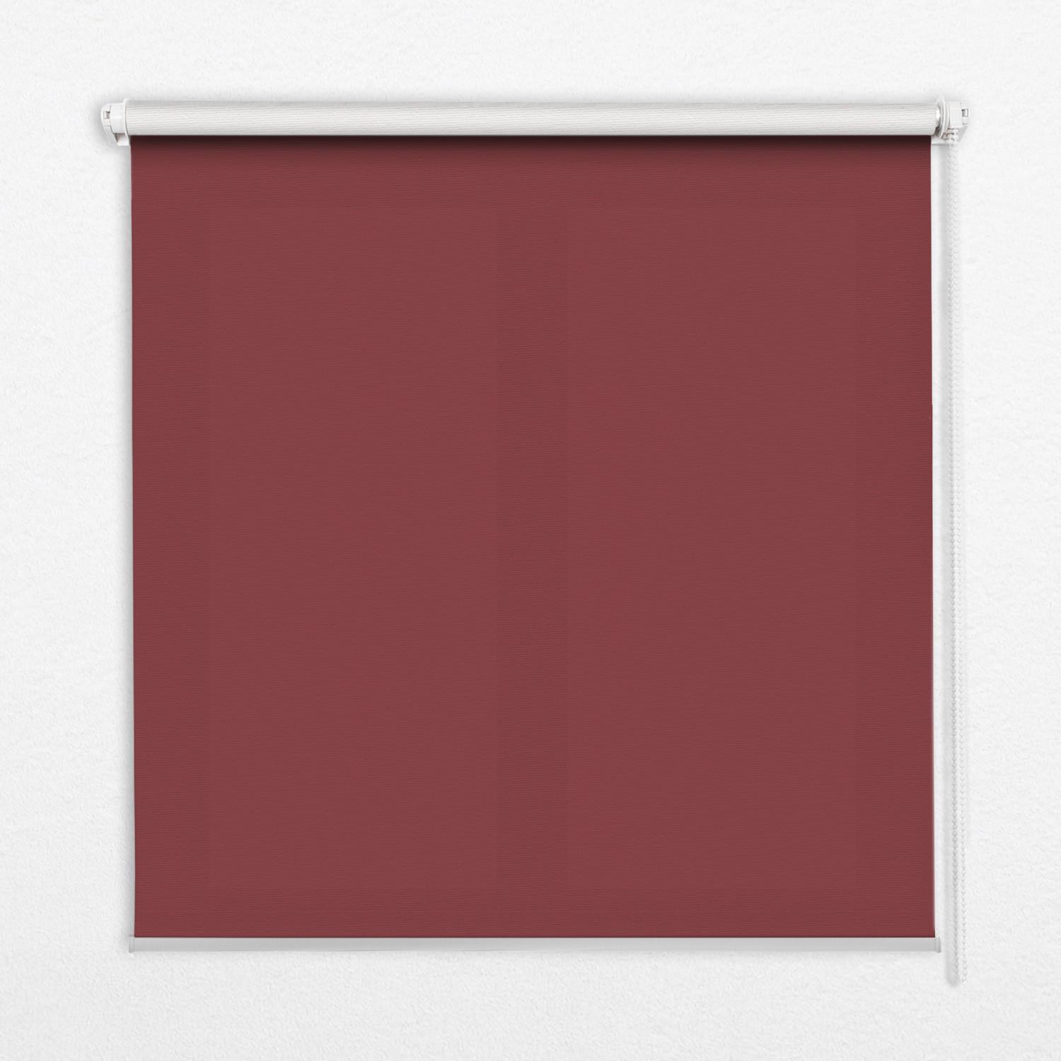 INNENROLLO - Fensterrollo - Rollo - 80x140 cm - Rotwein - Bordeaux, Kunststoff (80/140/0.5cm) - TULUP