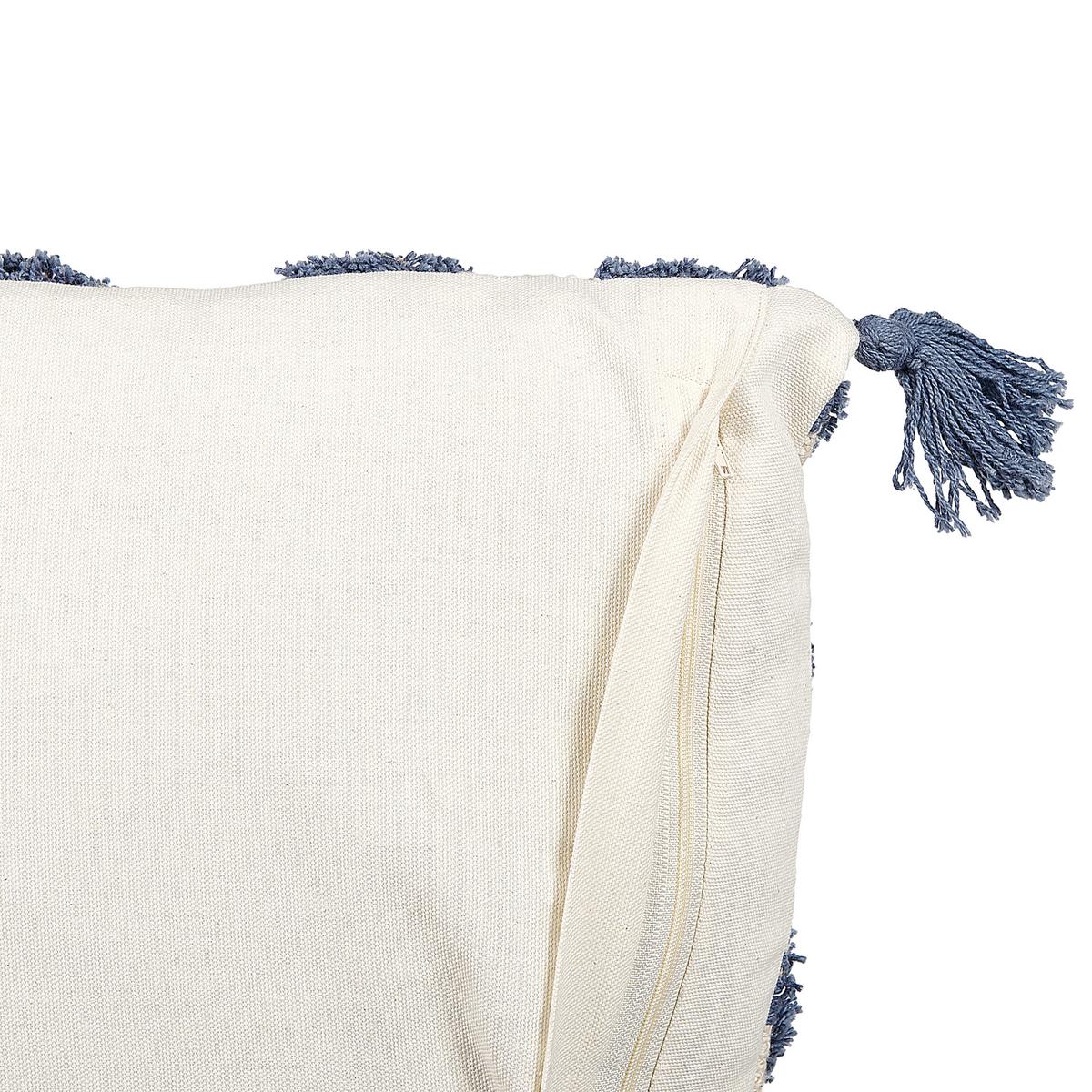 DEKOKISSEN Hellbeige 45/45 cm Jacaranda - Beige, Naturmaterialien/Textil (45/45cm) - Beliani