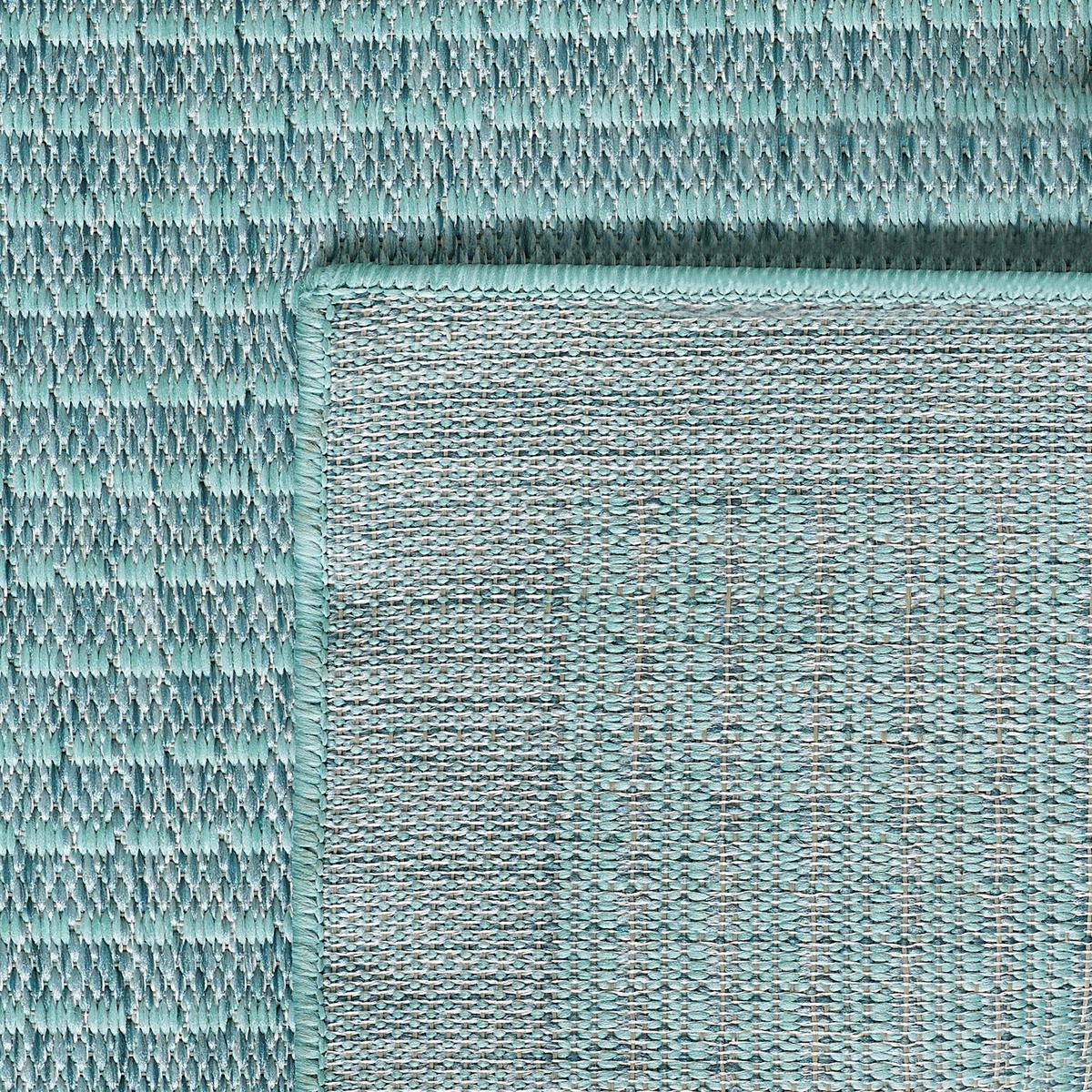 TEPPICH Outdoor DAFNE in Blau, einfarbig, 240 x 340 cm - Blau, Textil (340/240cm) - KADIMA DESIGN