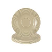 UNTERTASSEN Beat Color Glaze Sandbeige ø 13,7 cm 6er Set - Beige, Keramik (13.7cm) - Seltmann Weiden