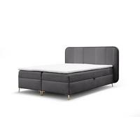 BOXBETT Alize - Anthrazit, Holzwerkstoff/Textil (200/200cm) - Fun Möbel