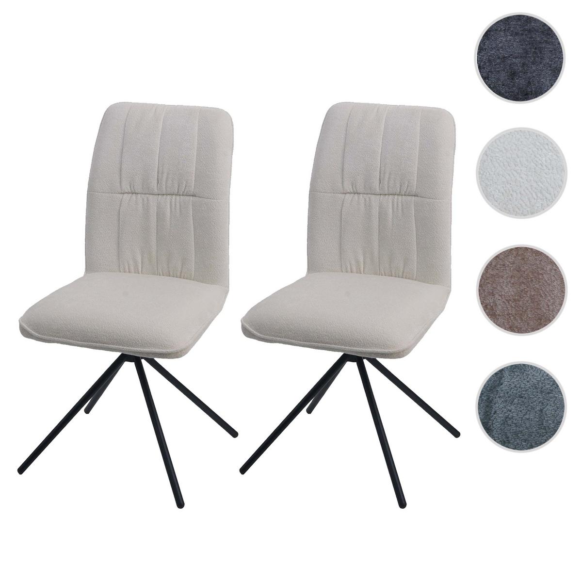 ESSZIMMERSTUHL Cremeweiß - Creme/Weiß, Textil (47/95/50cm) - MCW