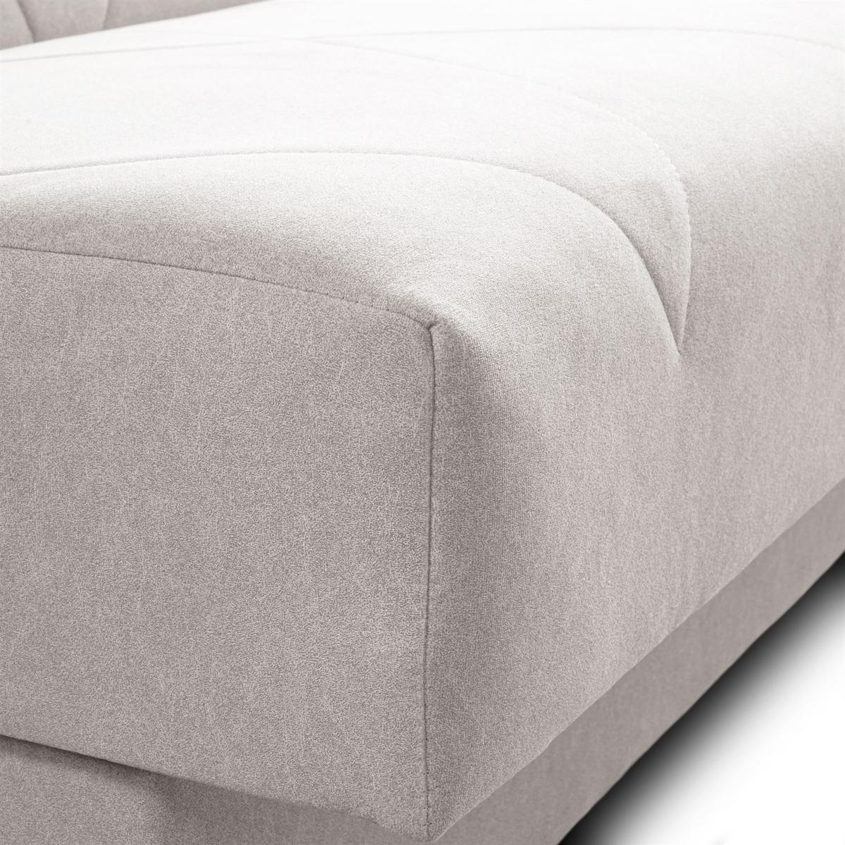 SCHLAFSOFA VERO mit Schlaffunktion Castel 04 - Beige, Textil (191/88/90cm) - Lookway