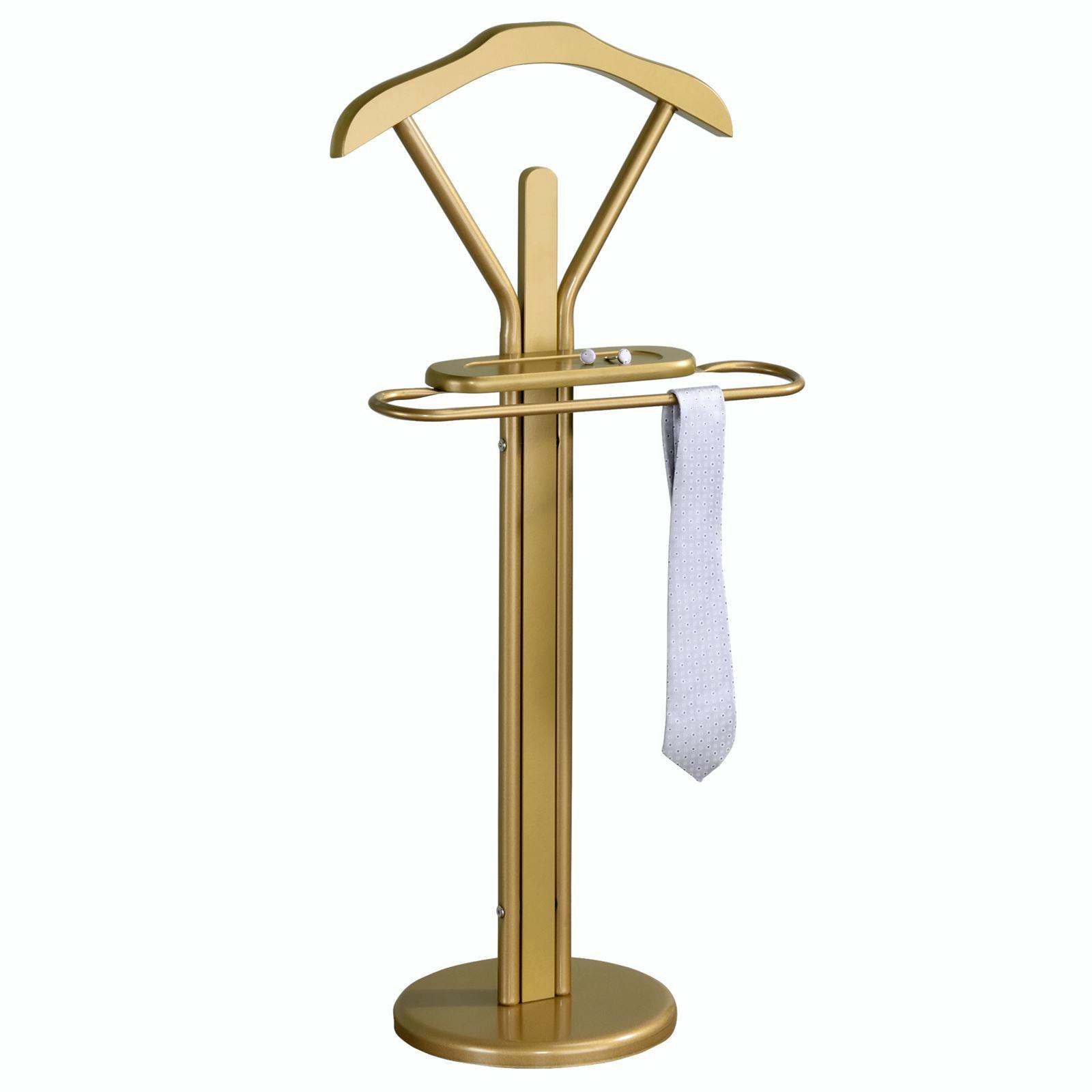 HERRENDIENER FABIO gold - Goldfarben, Metall (45/108/30cm) - IDIMEX