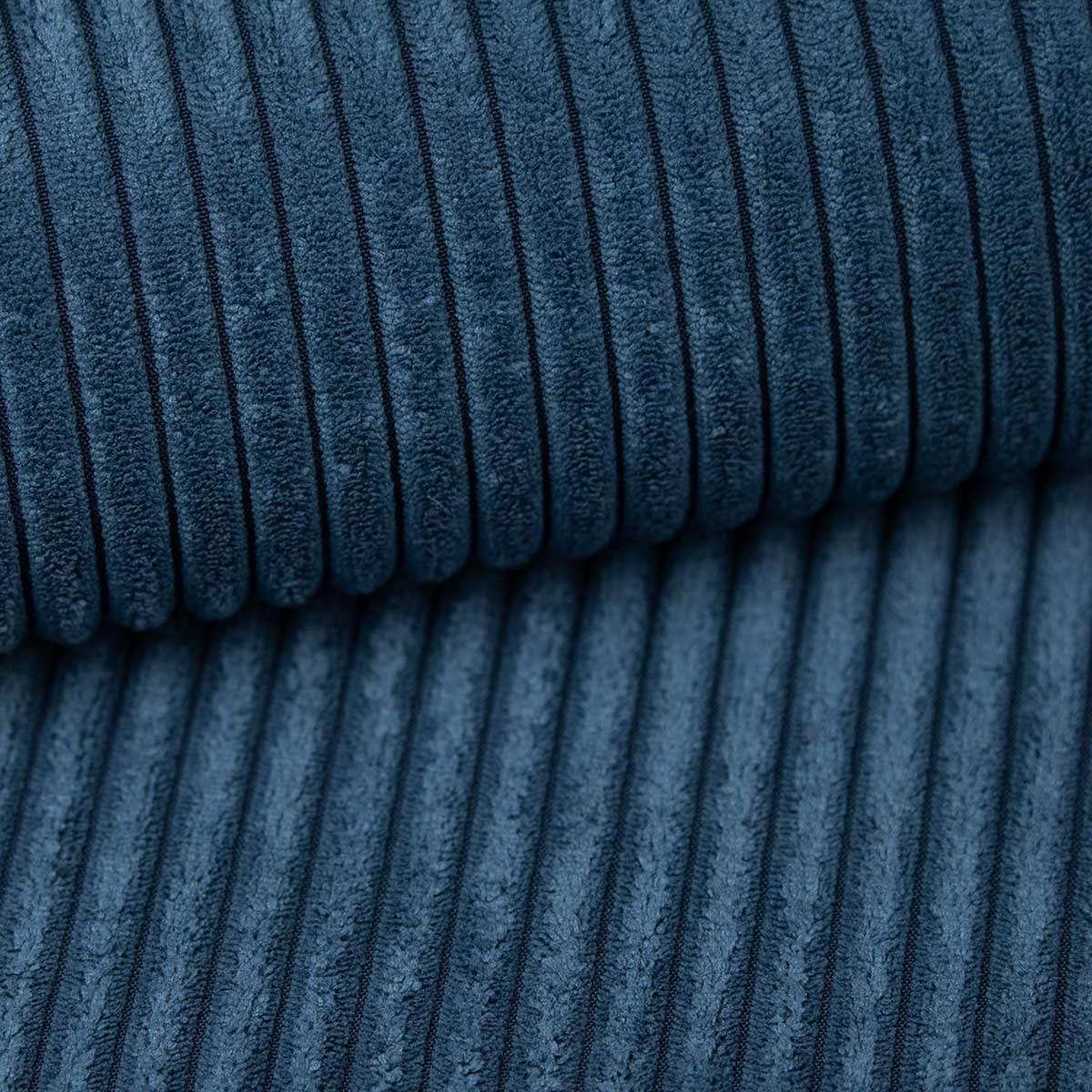 ECKSOFA Declan Mit Schlaffunktion - Blau, Holzwerkstoff/Textil (277/203cm) - Fun Möbel