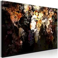 KUNSTDRUCK Schwarz 60/40 cm - Multicolor/Schwarz, Textil (60/40cm) - KUNSTLOFT