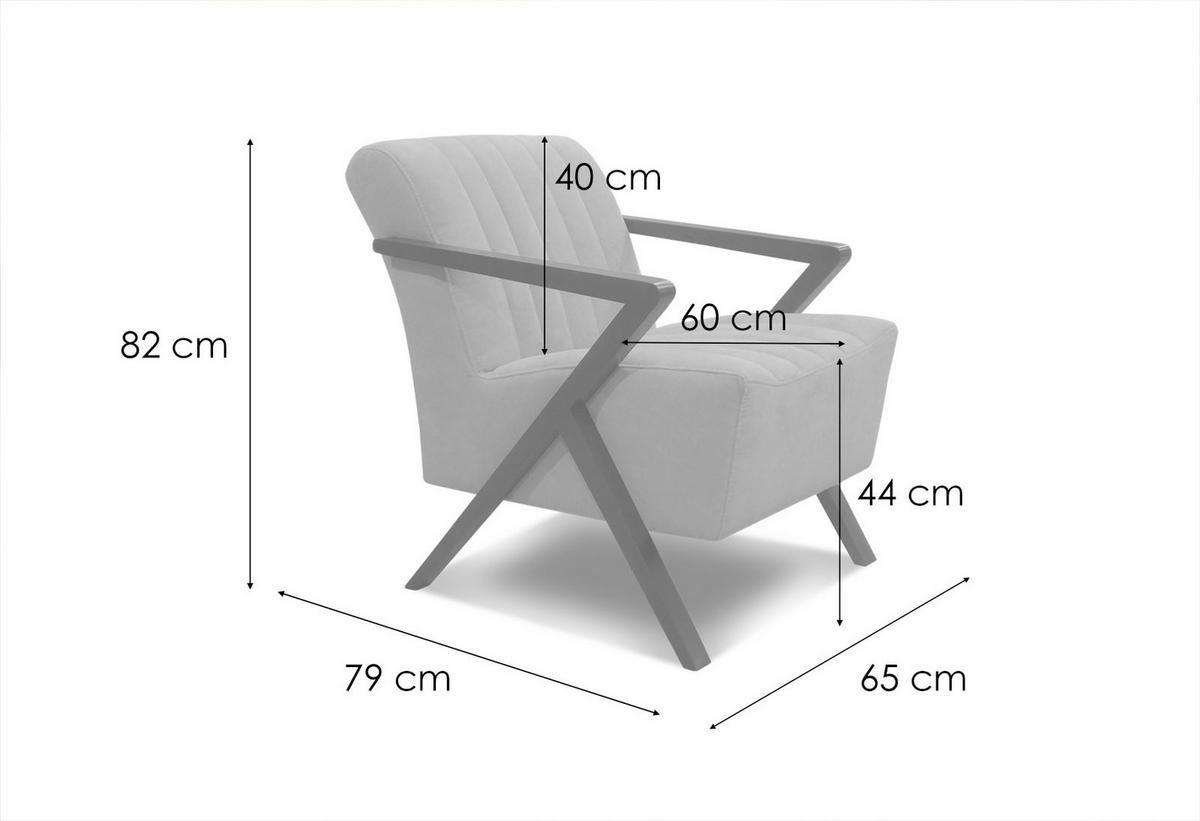 SESSEL LEBRON, braun - Braun, Holzwerkstoff/Textil (65/82/79cm) - Wozimo