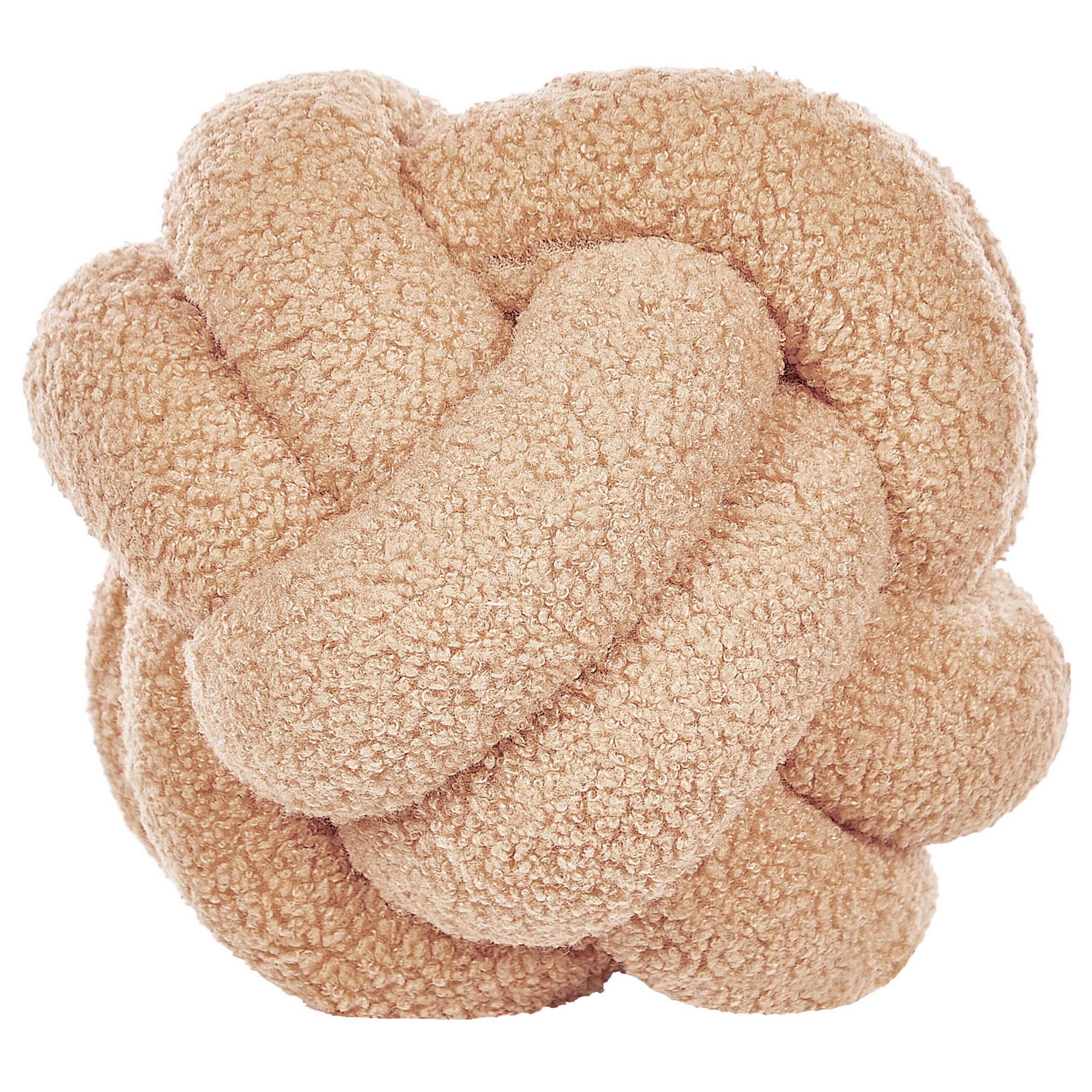 DEKOKISSEN Hellbeige 19/19 cm Malni - Beige, Textil (19/19cm) - Beliani