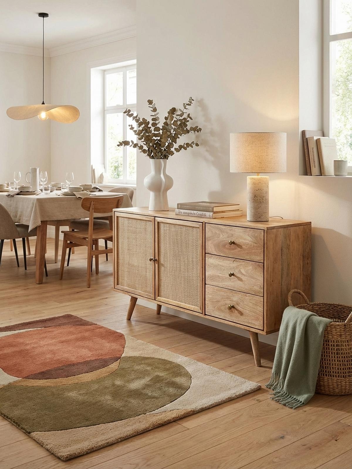 SIDEBOARD – Mangoholz, robust, viel Stauraum - Braun, Holz/Metall (140/75/40cm) - KADIMA DESIGN