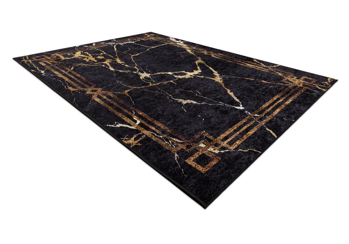 TEPPICH Miro 80/150 cm - Schwarz, Textil (80/150cm) - rugsX