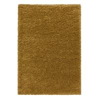 TEPPICH Hochflor SPREE in Gold, einfarbig, 80 x 150 cm - Goldfarben, Textil (150/80cm) - KADIMA DESIGN