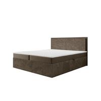 BOXBETT Hidis In In überlänge - Braun, Holzwerkstoff/Textil (180/220cm) - Fun Möbel