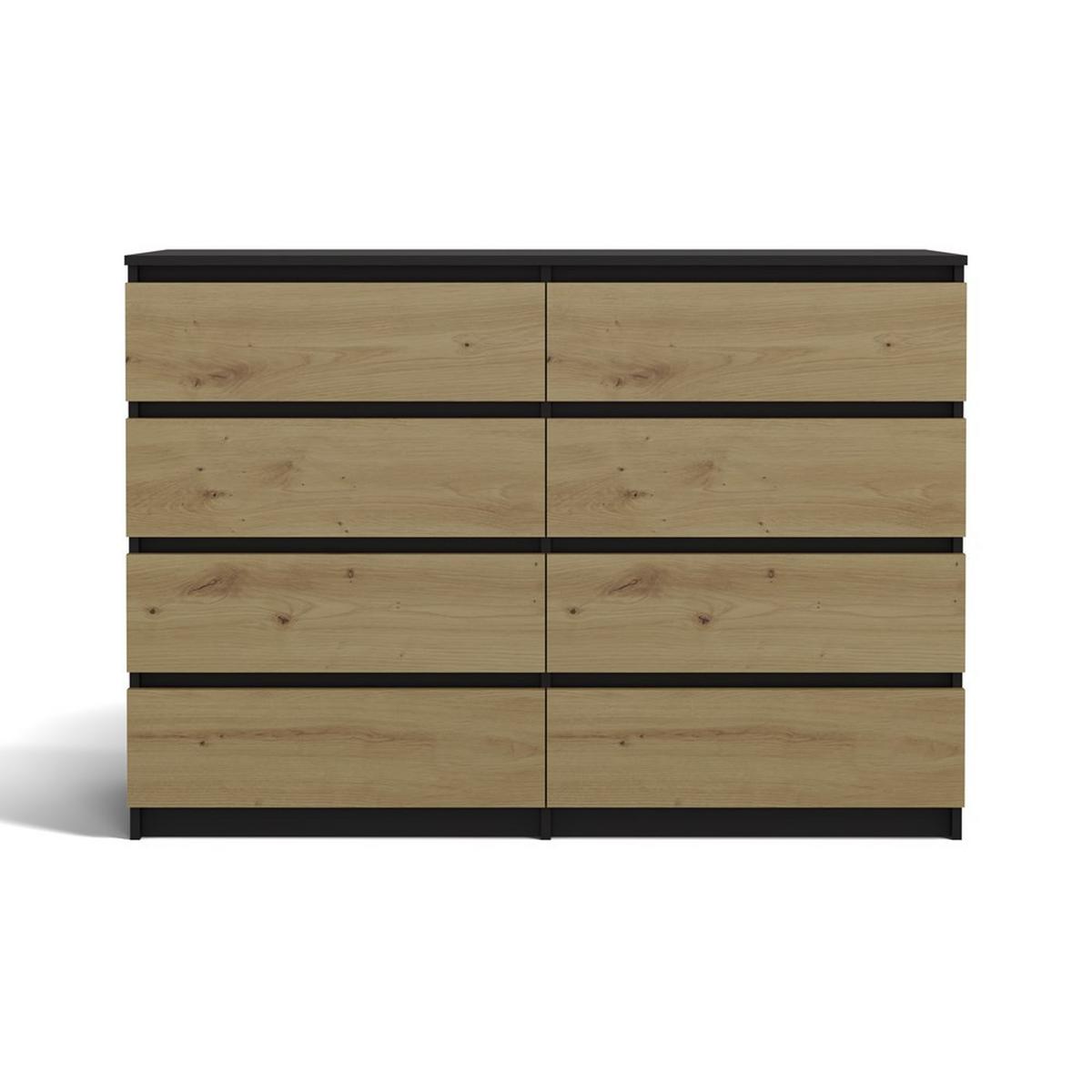 KOMMODE Anthrazit, Artisan 138/97/40 - Anthrazit, Holzwerkstoff (138/97/40cm) - RAUMHIRSCH FURNITURE