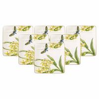 FRÜHSTÜCKSTELLER Amazonia bunt 23 x 23 cm 6er Set - Multicolor, Keramik (1cm) - Villeroy & Boch