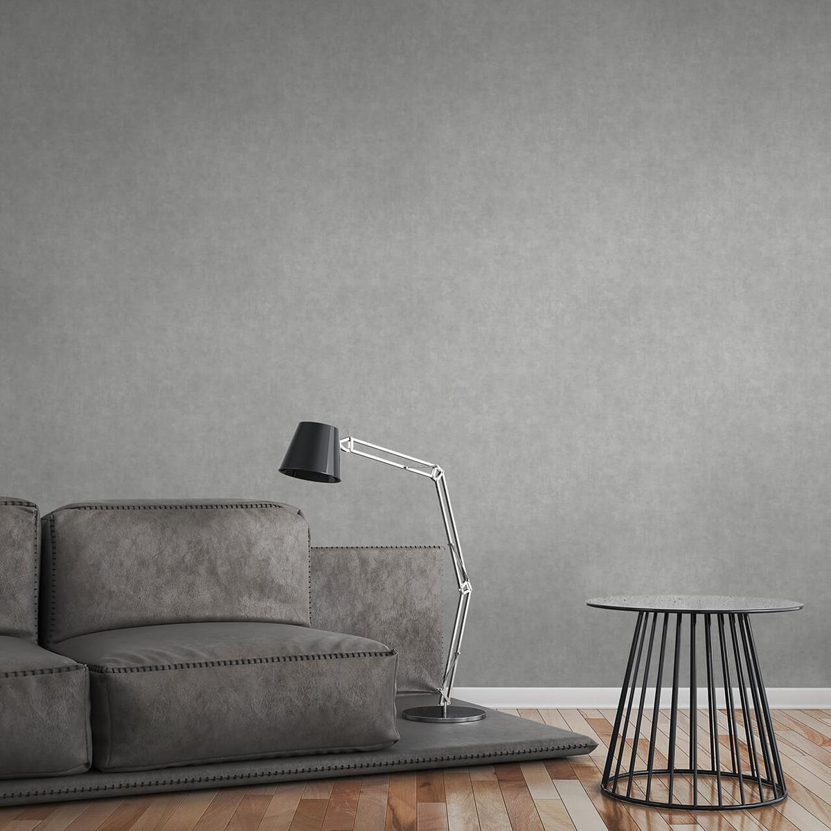 VLIESTAPETE Grau 53/1005 cm - Grau, Kunststoff/Textil (53/1cm) - KUNSTLOFT