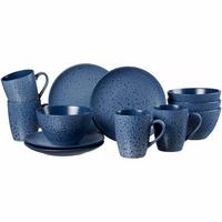 FRÜHSTÜCKS-SET Kitwe Blau 12-tlg. - Blau, Keramik (24/24/26cm) - Ritzenhoff Breker
