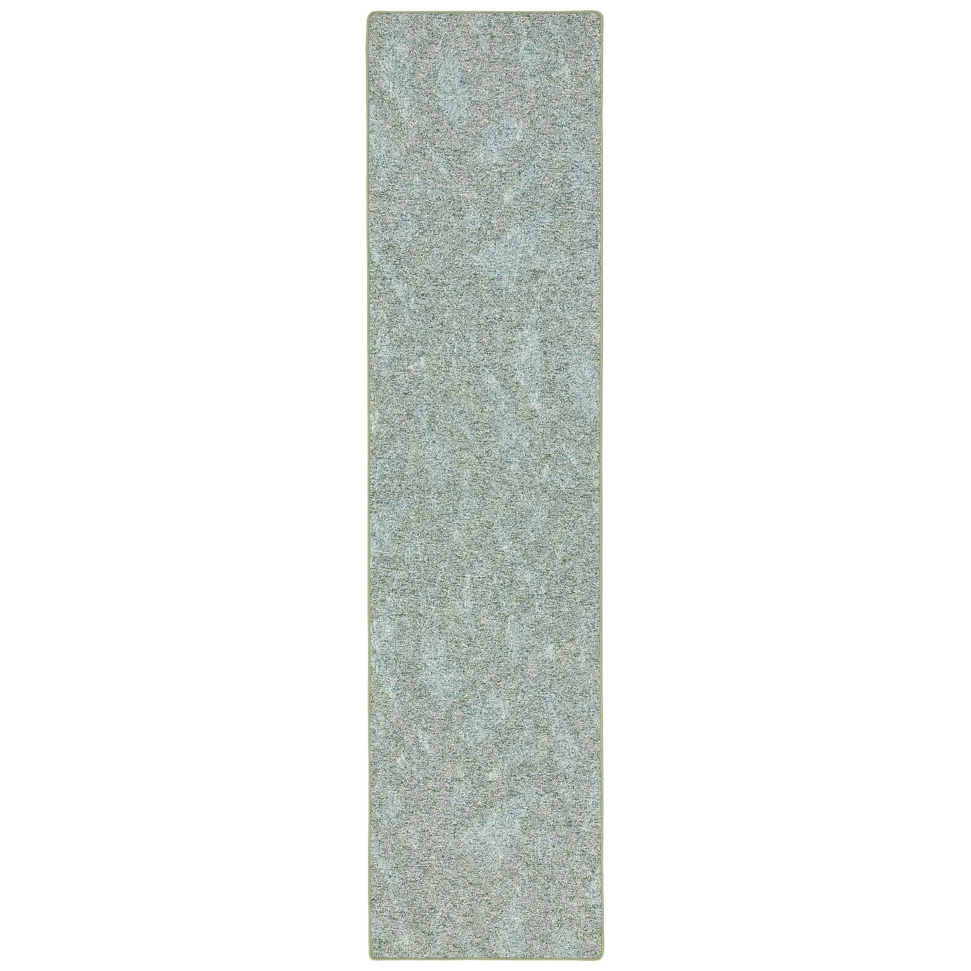 SCHLINGENTEPPICH MEMORY MELIERT LÄUFER - Grün, Textil (80/200cm) - Snapstyle