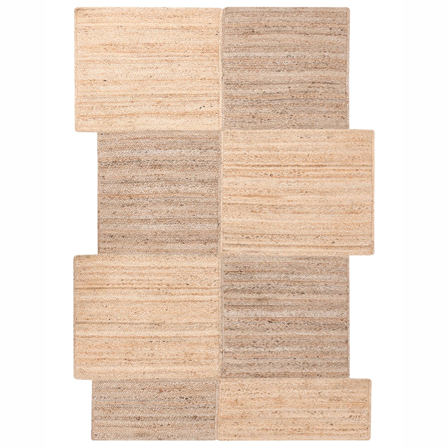 TEPPICH Beige 160/230 cm Jute Sangli - Beige, Textil (160/230cm) - Beliani