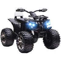 KINDER-QUAD-ELEKTRO Metall Kunststoff Weiß - Weiß, Kunststoff (100/65/73cm) - HOMCOM