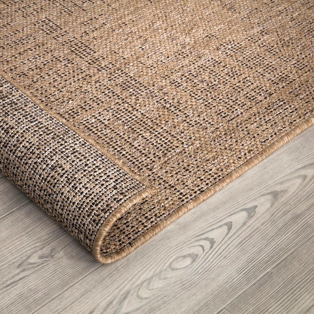 FLACHWEBTEPPICH, meliert, aus Polypropylen, Beige, 200 x 280 cm - Beige, Textil (280/200cm) - KADIMA DESIGN