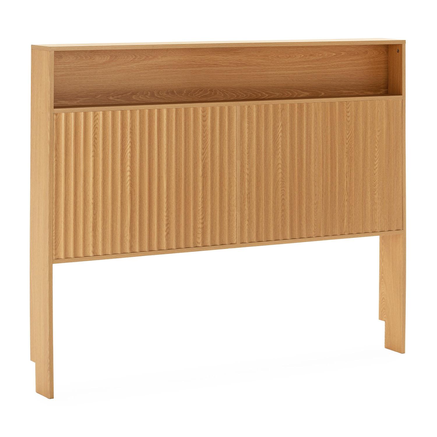 KOPFTEIL Lluvia 165 cm Eichenfarbe - Honigeiche, Holzwerkstoff (15/165/165cm) - VS Venta-stock