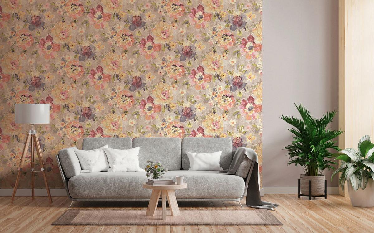 VLIESTAPETE Grau 53/1005 cm - Grau, Textil (53/1cm) - KUNSTLOFT