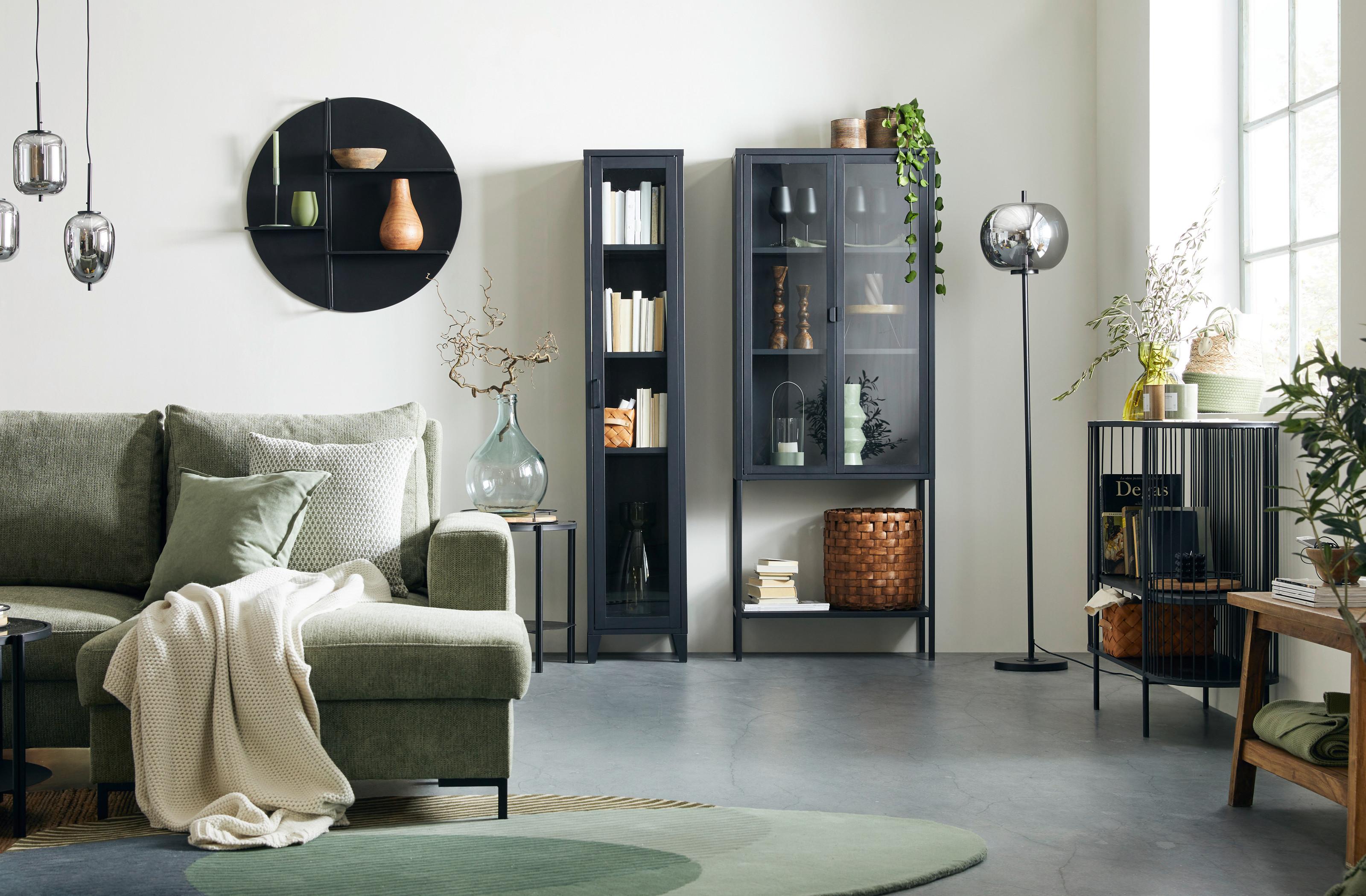 Salon w stylu Oil Green